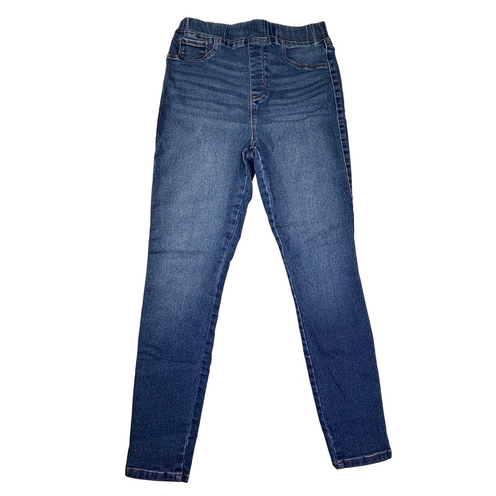 Soundstyle Womens High Rise Pull On Legging Jeans Medium Wash Blue Size S 3383